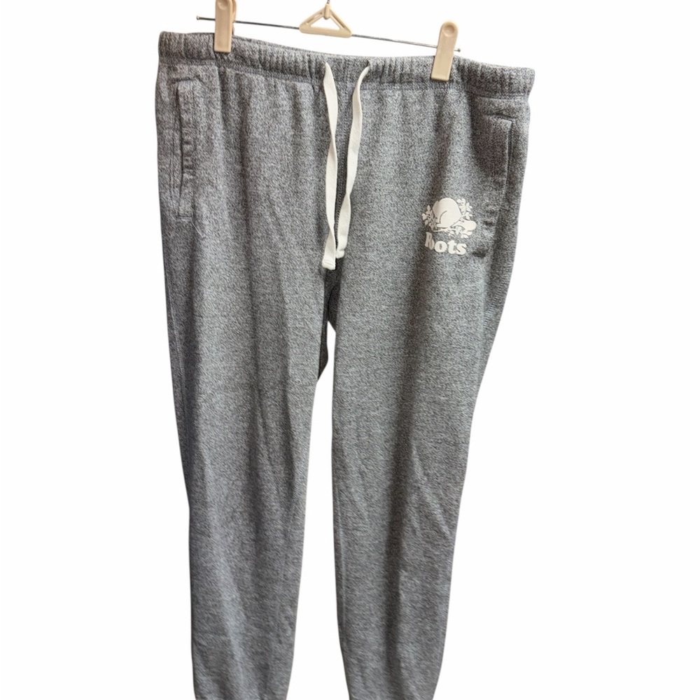 Roots Gray Jogger Sweatpants size Large